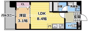 グローハイツ千林の物件間取画像